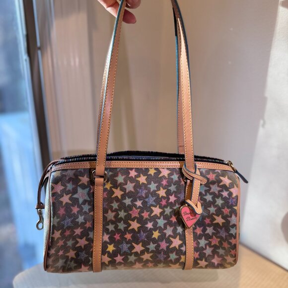 Dooney & Bourke Star Pattern Shoulder Bag - Multicolor - Picture 2 of 11